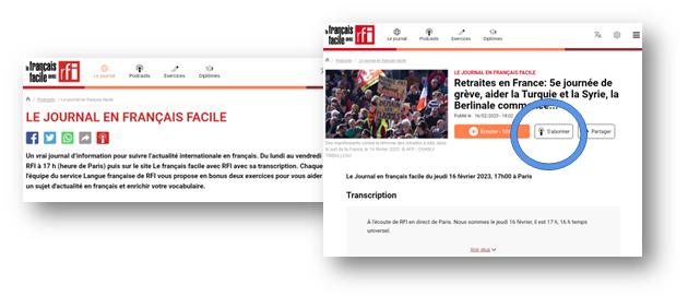 Le Journal en Francais facile